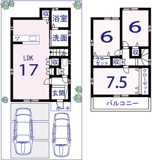 （参考プラン）建物価格1698万円（税込）